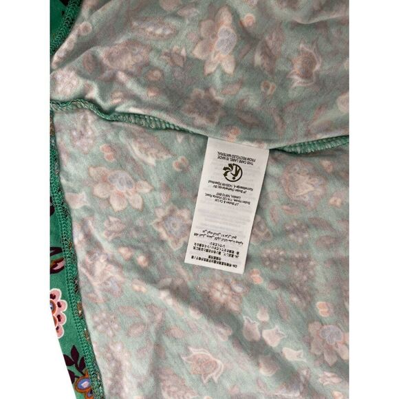Boden Womens Wrap Dress UK 20 US 16 18 Green Floral Midi Ruffle Vneck D0174 NWT - Picture 10 of 13